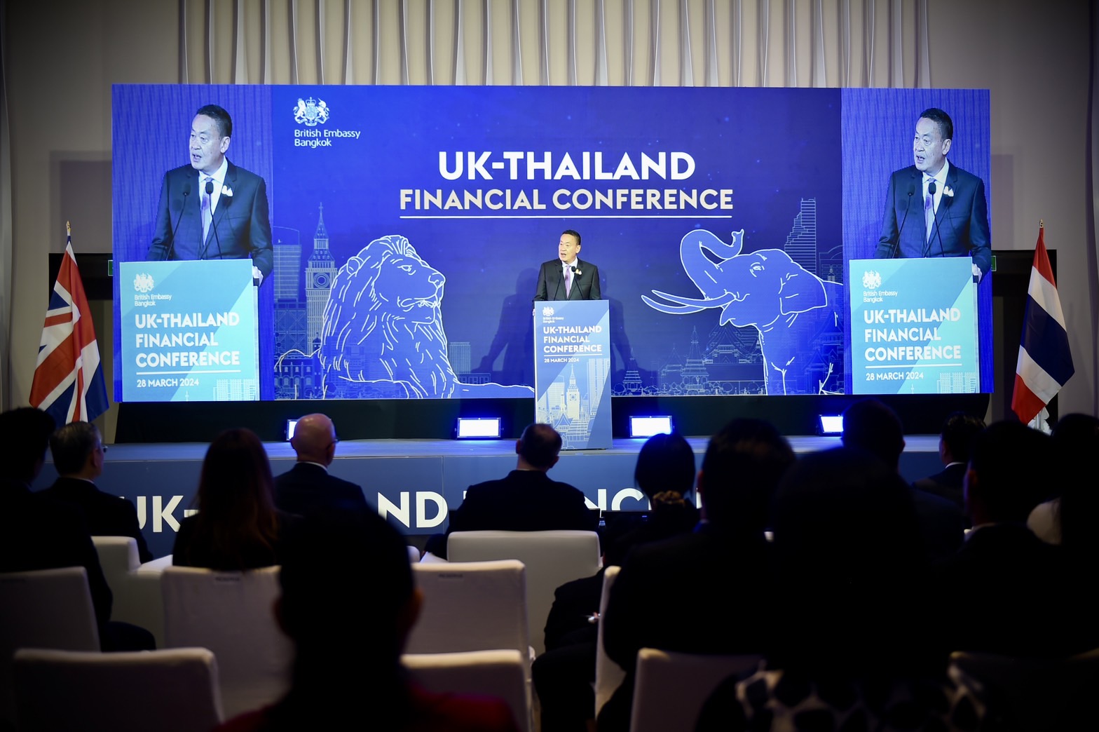 นายกฯ กล่าวปาฐกถางาน UK-Thailand Financial Conference ย้ำบทบาทสำคัญของภาคการเงินต่อการเติบโตทางเศรษฐกิจ