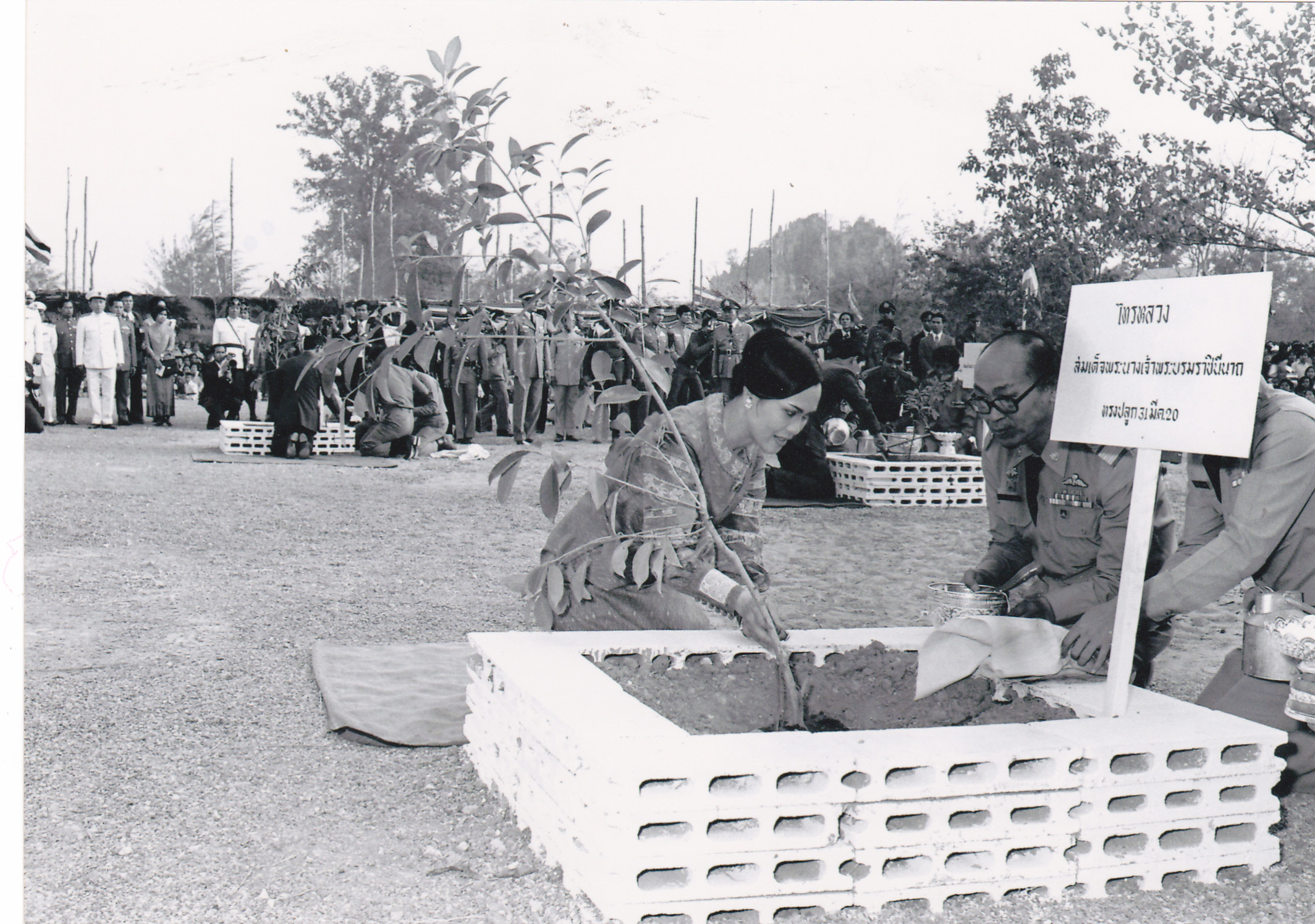 สมเด็จพระนางเจ้าสิริกิติ์ พระบรมราชินีนาถ พระบรมราชชนนีพันปีหลวง เสด็จพระราชดำเนิน ทรงประกอบพิธีผูกพัทสีมาอุโบสถวัดศรัทธาประชากร (เขารวก) และทรงเยี่ยมราษฎร&nbsp; ณ ตำบลหน้าพระลาน (ปัจจุบันอยู่ในเขตอำเภอเฉลิมพระเกียรติ) จังหวัดสระบุรี&nbsp;