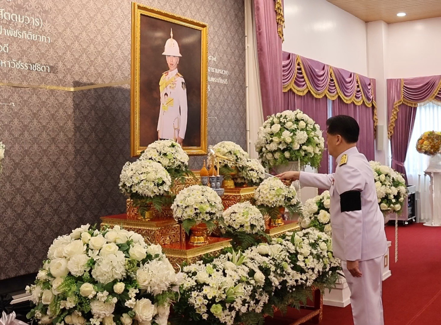 จ.สระบุรีจัดพิธีบำเพ็ญกุศลสัตตมวาร 7วัน  เพื่ออุทิศถวายพระกุศล แด่สมเด็จพระเจ้าลูกเธอเจ้าฟ้าพัชรกิติยาภา นเรนทิราเทพยวดี กรมหลวงราชสาริณีสิริพัชร มหาวัชรราชธิดา 